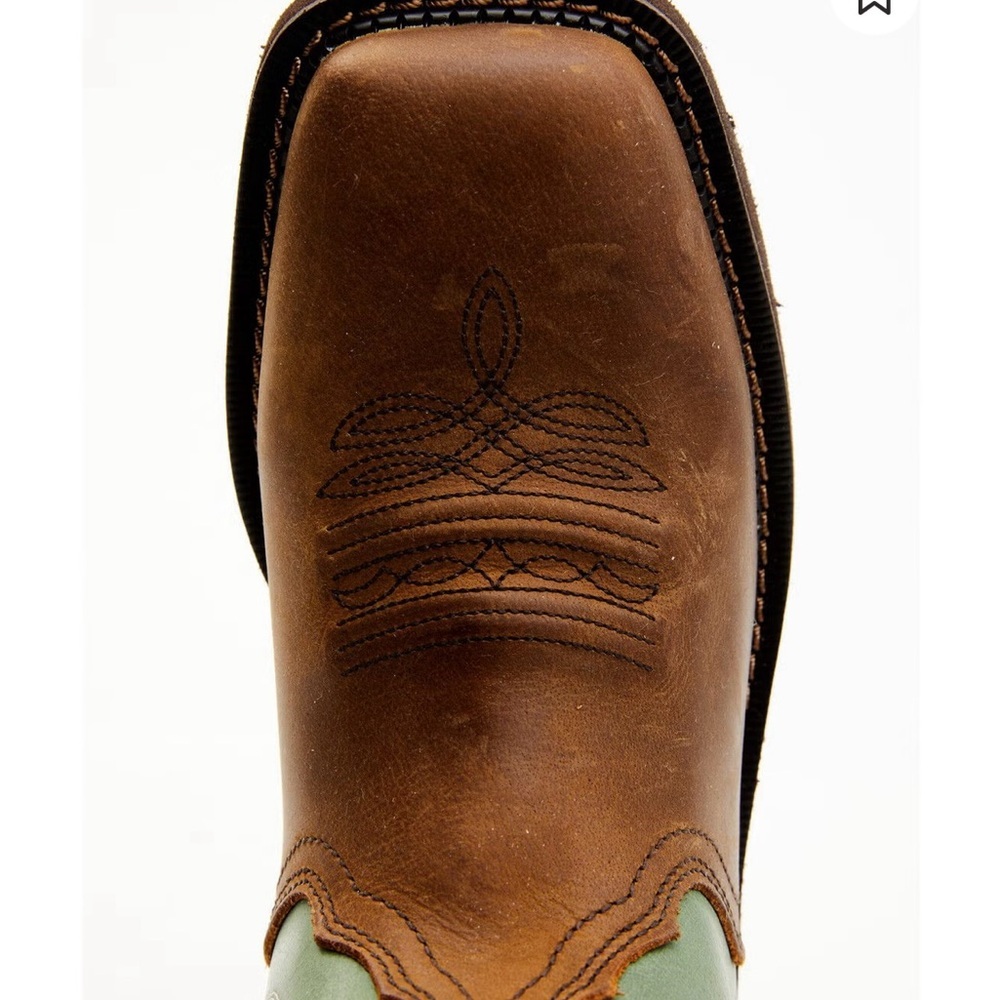 JUSTIN WOMEN'S RAYA WESTERN BOOTS - BROAD SQUARE TOE  Size 7B NWT - Picture 2 of 9